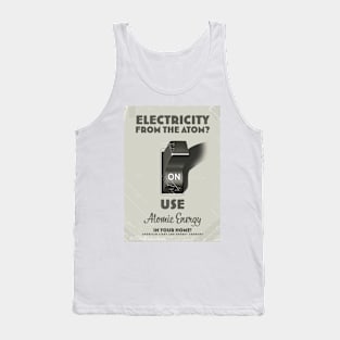 Atomic Age electricity poster. Tank Top